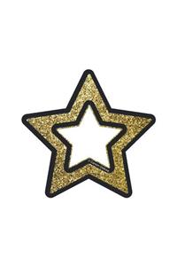 Sparkle and Shine Gold Glitter Stars Cut-Outs