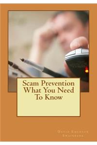 Scam Prevention What You Need to Know