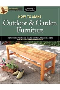 How to Make Outdoor & Garden Furniture