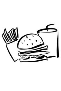 Burger Menu Notebook