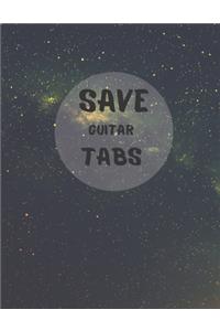 Save Guitar Tabs