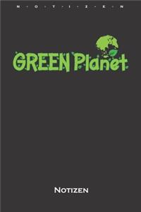Green Planet Notizbuch