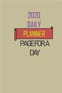 daily calendar 2020 page a day