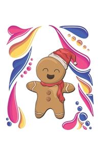 Christmas Gingerbread Man Notebook