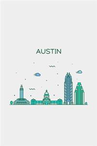 Austin Minimalist Travel Notebook [Lined] [6x9] [110 pages]