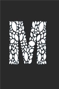 The Letter M from Leafs for nature lovers Journal
