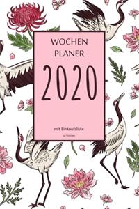 Wochenplaner 2020 mit Einkaufsliste