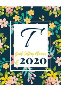 T Goal Setting Planner for 2020