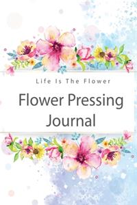 Flower pressing Journal