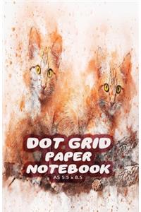 Dot Grid Paper Notebook A5 5.5x8.5