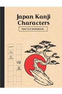 Japan Kanji Characters Practice Workbook