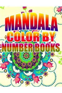 Mandala Color by Number Books