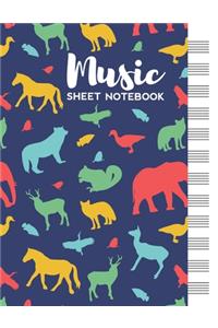 Music Sheet Notebook