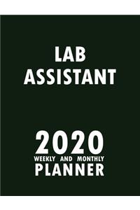 Lab Assistant 2020 Weekly and Monthly Planner