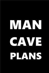 2020 Weekly Planner For Men Man Cave Plans White Font Black Design 134 Pages