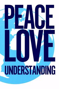 Peace Love Understanding Doodlebox Journal