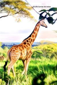 Girafe Carnet de notes