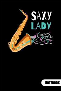 Saxy Lady. Notebook