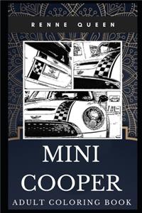 Mini Cooper Adult Coloring Book