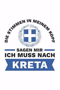 Kreta Notizbuch