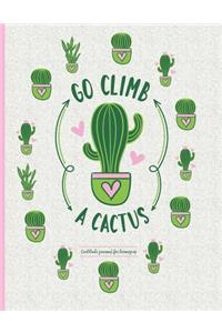 Go Climb A Cactus - Gratitude Journal for Teenagers
