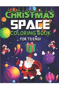 Christmas Space Coloring Book for Teens!