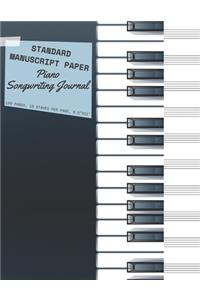 Piano Standard Manuscript Paper