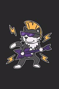 E-Guitar Music Cat Notebook