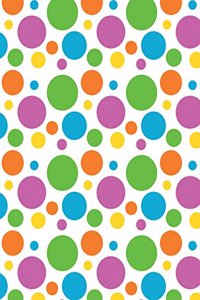 Bright Polka Dots Journal, College Ruled