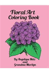 Floral Art Coloring Book