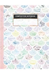 COMPOSITION NOTEBOOK College ruled 8.5x11 in l 100 P