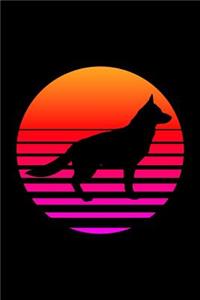 German Shepherd Dot Grid Notebook