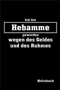 Ich Bin Hebamme Geworden Notizbuch