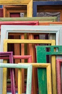 Artsy Rainbow of Colorful Picture Frames