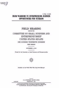 From Warriors to Entrepreneurs