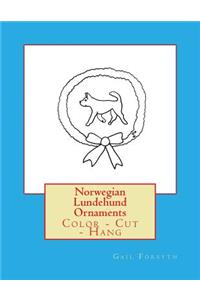 Norwegian Lundehund Ornaments: Color - Cut - Hang