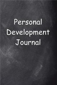 Personal Development Journal Chalkboard Design