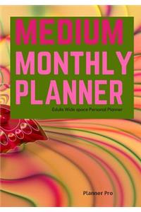 Edulis Medium Monthly Planner