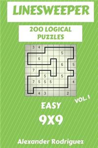 Linesweeper Puzzles 9x9 - Easy 200 vol. 1