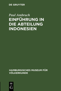 Einführung in Die Abteilung Indonesien