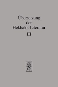 Ubersetzung Der Hekhalot-Literatur