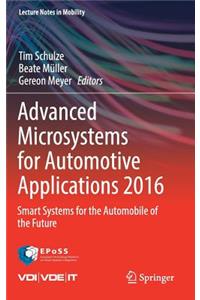 Advanced Microsystems for Automotive Applications 2016