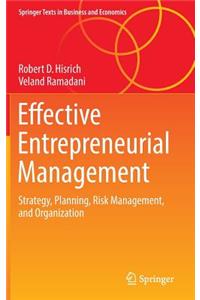 Effective Entrepreneurial Management