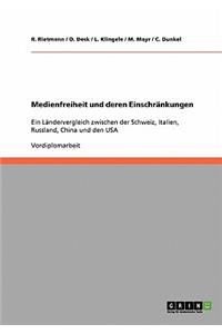 Medienfreiheit und deren Einschränkungen