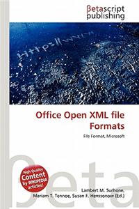 Office Open XML File Formats