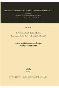 Kräfte- und Leistungsermittlung an Rundbiegemaschinen