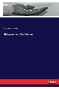 Siebmacher Bisthümer