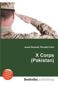 X Corps (Pakistan)