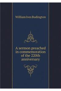 A sermon preached in commemoration of the 220th anniversary