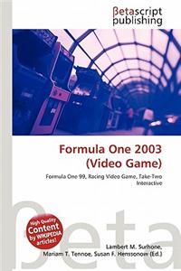 Formula One 2003 (Video Game)